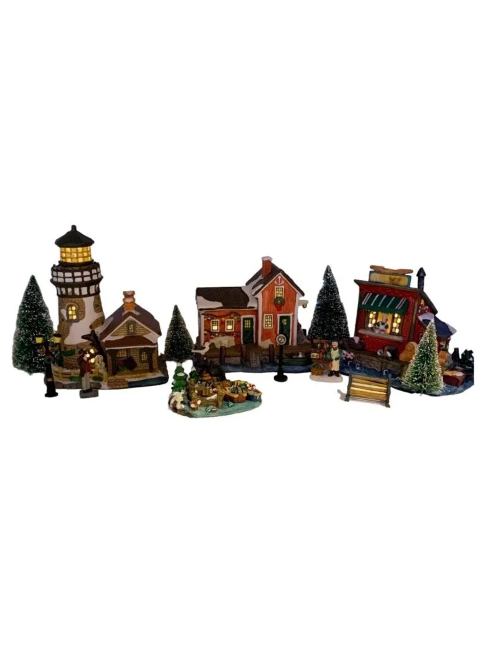 Home Accent Holiday Starter Set Canterbury Lane Seashore Nautical 15 pieces READ
